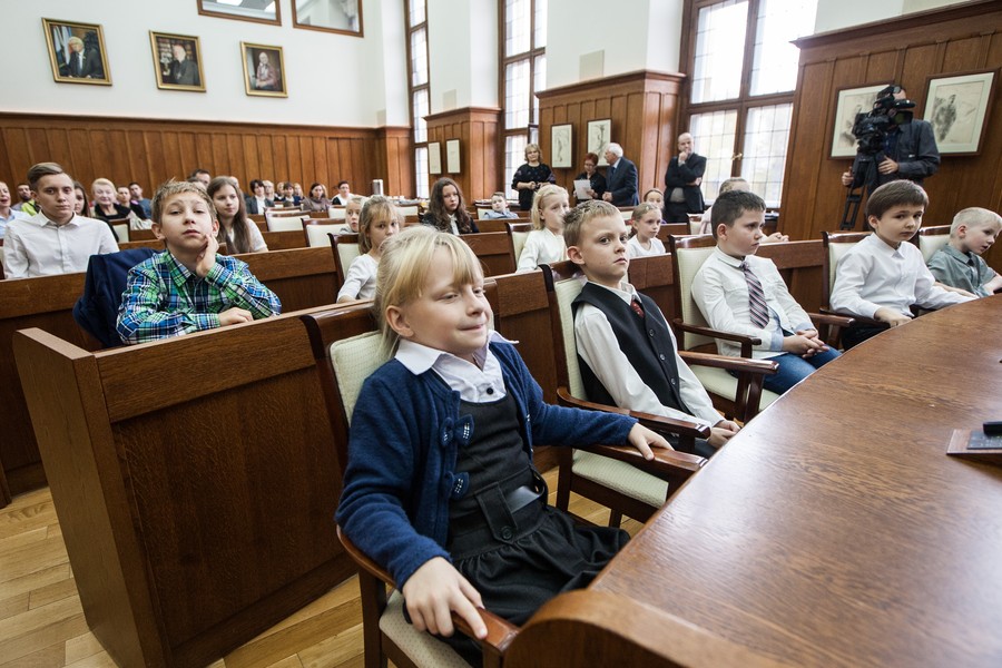 Wręczenie nagród w konkursie „Jan Paweł II – papież rodziny”, fot. Andrzej Goiński