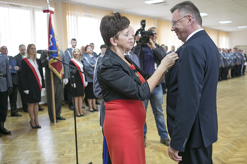Obchody Narodowego Dnia Niepodległości i Święta Służby Cywilnej w Komendzie Wojewódzkiej Policji w Bydgoszczy, fot. Maciej Grabowski