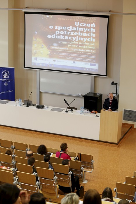 Konferencji naukowa „Uczeń o specjalnych potrzebach edukacyjnych jako podmiot pracy socjalnej”, fot. Mikołaj Kuras