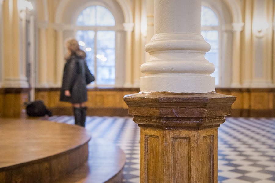 Fot. Sala restauracyjna aleksandrowskiego dworca po remoncie, fot. Szymon Zdziebło