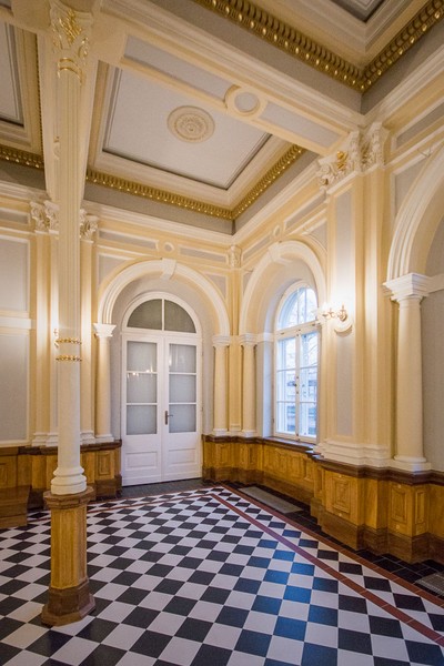 Fot. Sala restauracyjna aleksandrowskiego dworca po remoncie, fot. Szymon Zdziebło