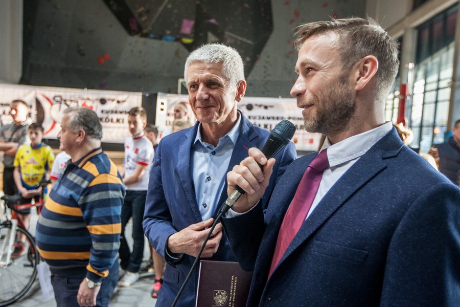 Oficjalna inauguracja działalności Kujawsko-Pomorskich Szkółek Kolarskich, fot. Andrzej Goiński