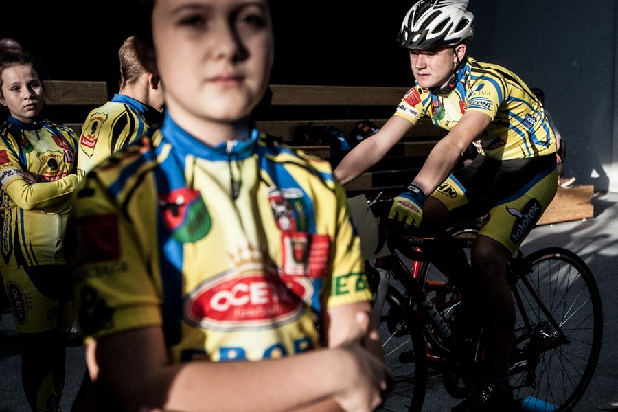 Oficjalna inauguracja działalności Kujawsko-Pomorskich Szkółek Kolarskich, fot. Andrzej Goiński