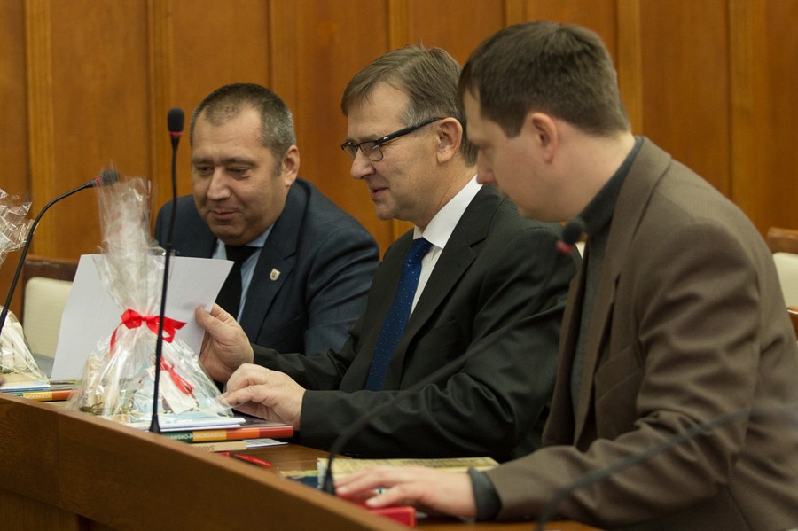 XV sesja sejmiku, fot. Szymon Zdziebło.