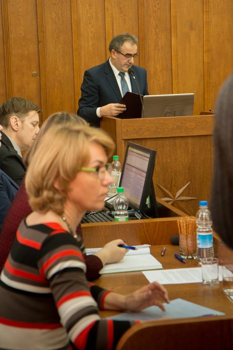 XV sesja sejmiku, fot. Szymon Zdziebło.