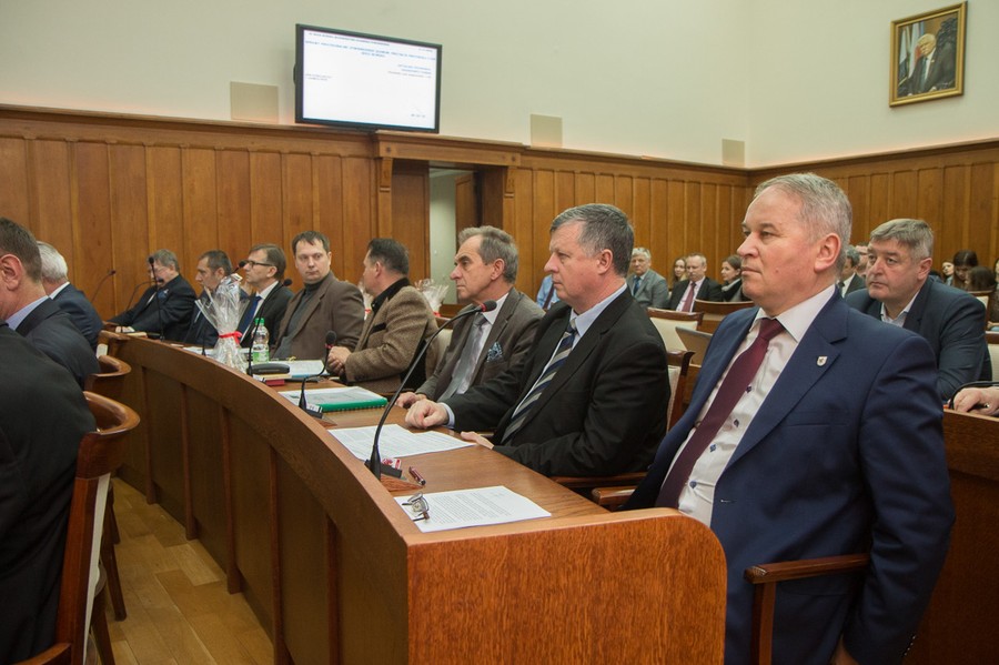 XV sesja sejmiku, fot. Szymon Zdziebło.