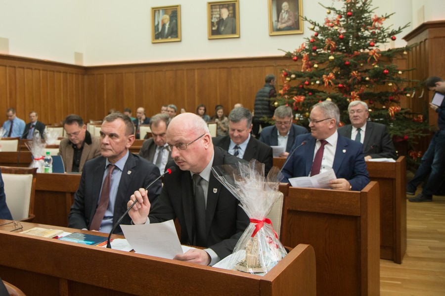 XV sesja sejmiku, fot. Szymon Zdziebło.