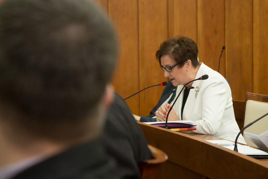 XV sesja sejmiku, fot. Szymon Zdziebło.