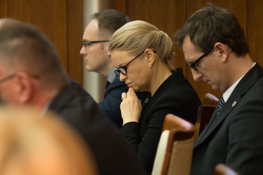 XV sesja sejmiku, fot. Szymon Zdziebło.