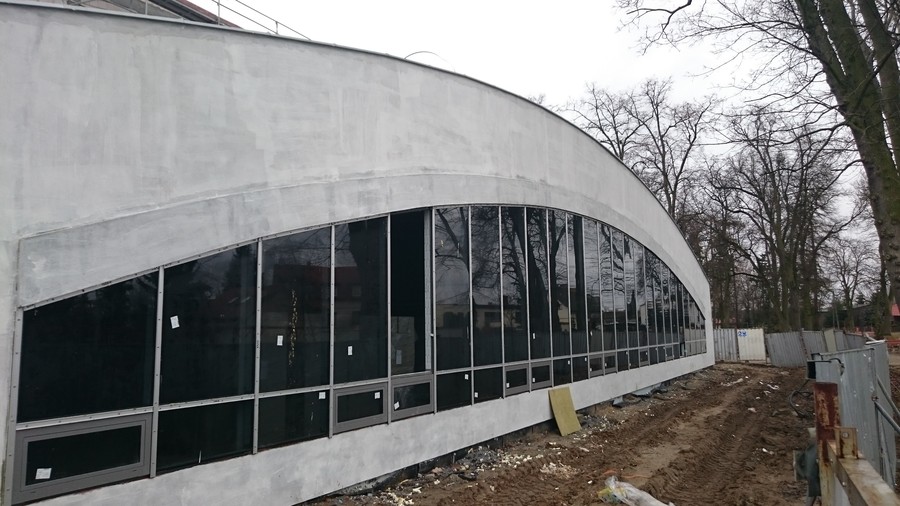 Hala w Mroczy w budowie, fot. Urząd Miasta i Gminy Mrocza