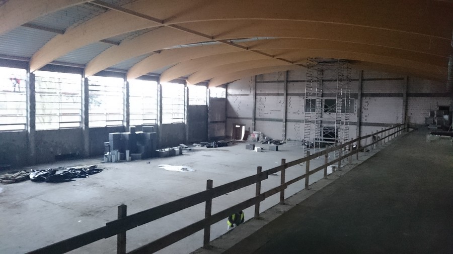 Hala w Mroczy w budowie, fot. Urząd Miasta i Gminy Mrocza