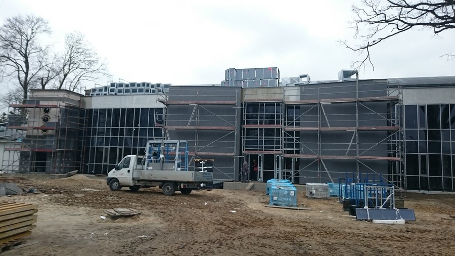 Hala w Mroczy w budowie, fot. Urząd Miasta i Gminy Mrocza