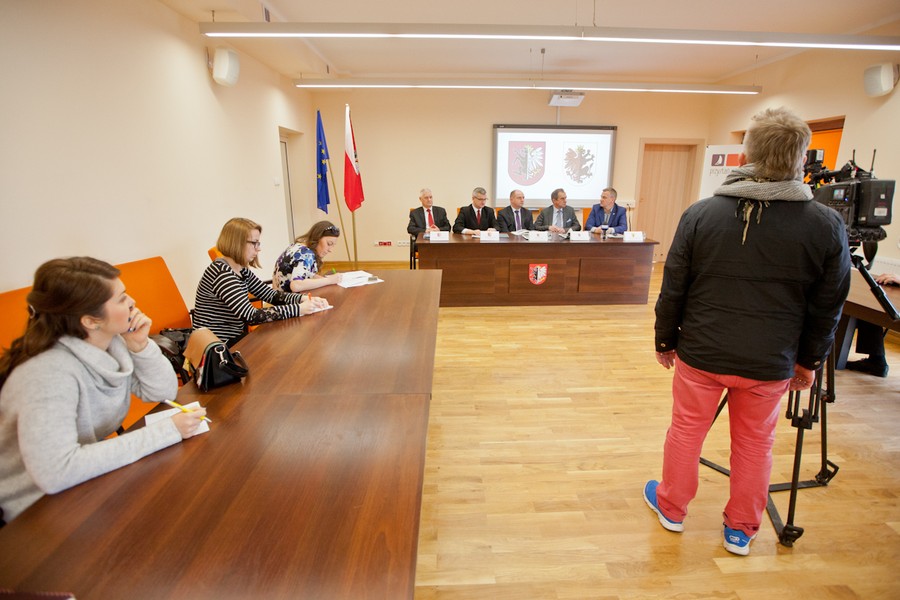 Wizyta Marszałka Piotra Całbeckiego w Nakle i Szubinie, fot. Andrzej Goiński