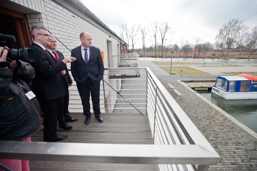 Wizyta Marszałka Piotra Całbeckiego w Nakle i Szubinie, fot. Andrzej Goiński