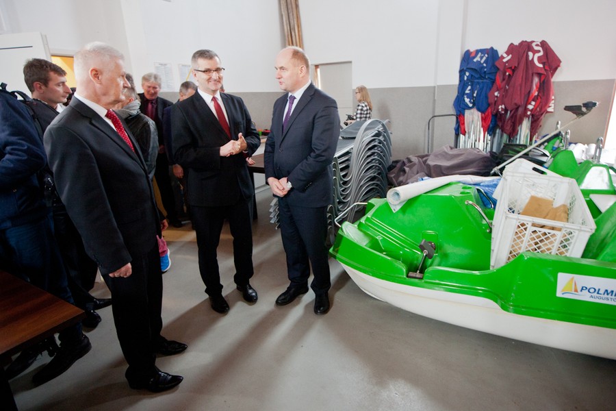 Wizyta Marszałka Piotra Całbeckiego w Nakle i Szubinie, fot. Andrzej Goiński