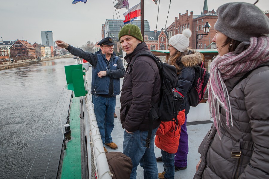 Obchody Międzynarodowego Dnia Przewodnika Turystycznego, Zwiedzanie Barki „Lemara”, fot. Jacek Piotrowski