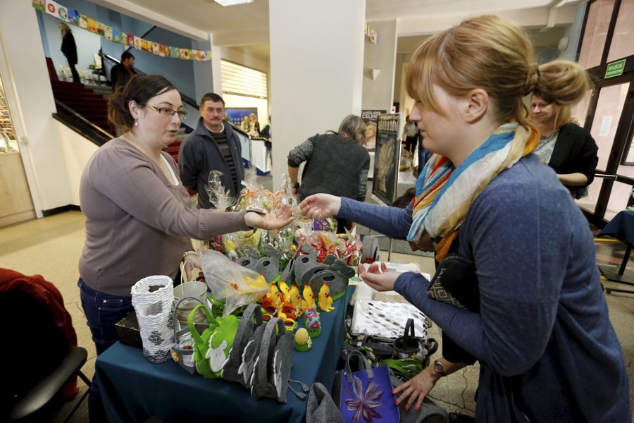Wystawa rękodzieła osób niepełnosprawnych „My też potrafimy”, fot. Mikołaj Kuras