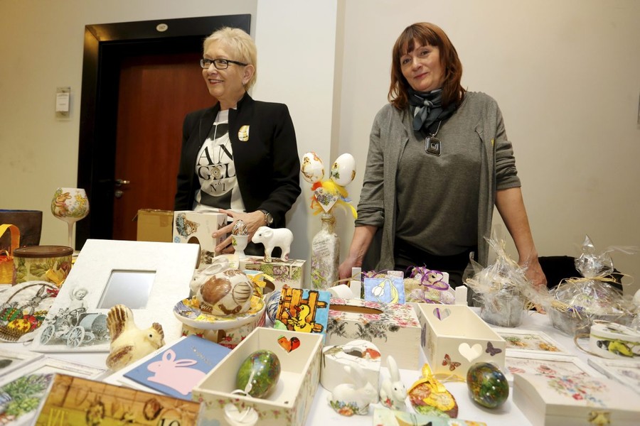 Wystawa rękodzieła osób niepełnosprawnych „My też potrafimy”, fot. Mikołaj Kuras