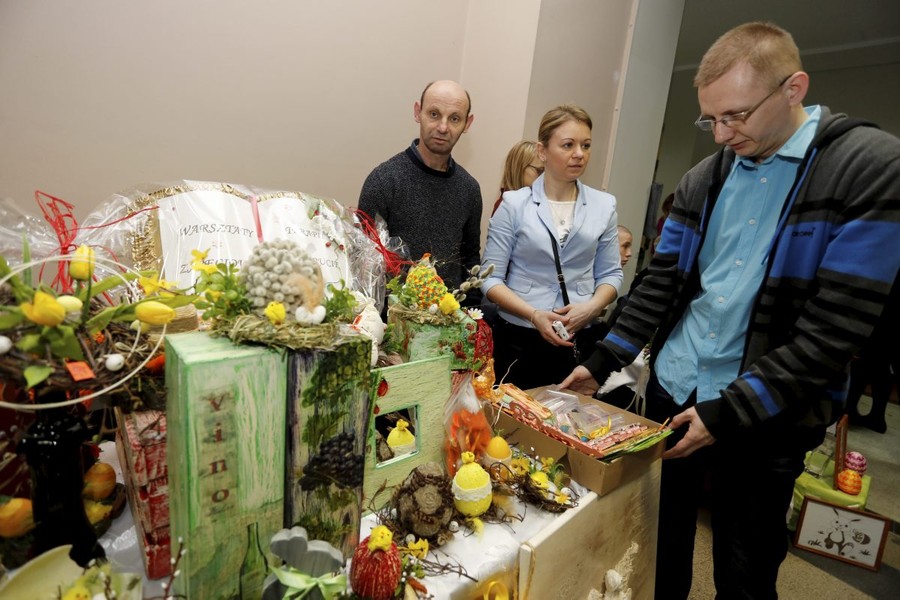 Wystawa rękodzieła osób niepełnosprawnych „My też potrafimy”, fot. Mikołaj Kuras