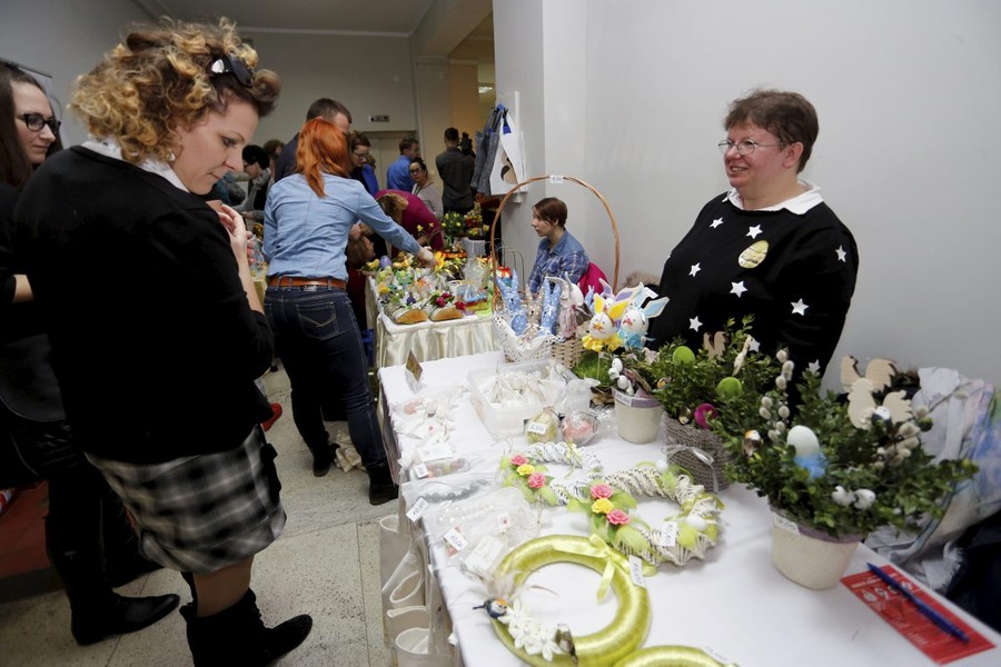 Wystawa rękodzieła osób niepełnosprawnych „My też potrafimy”, fot. Mikołaj Kuras