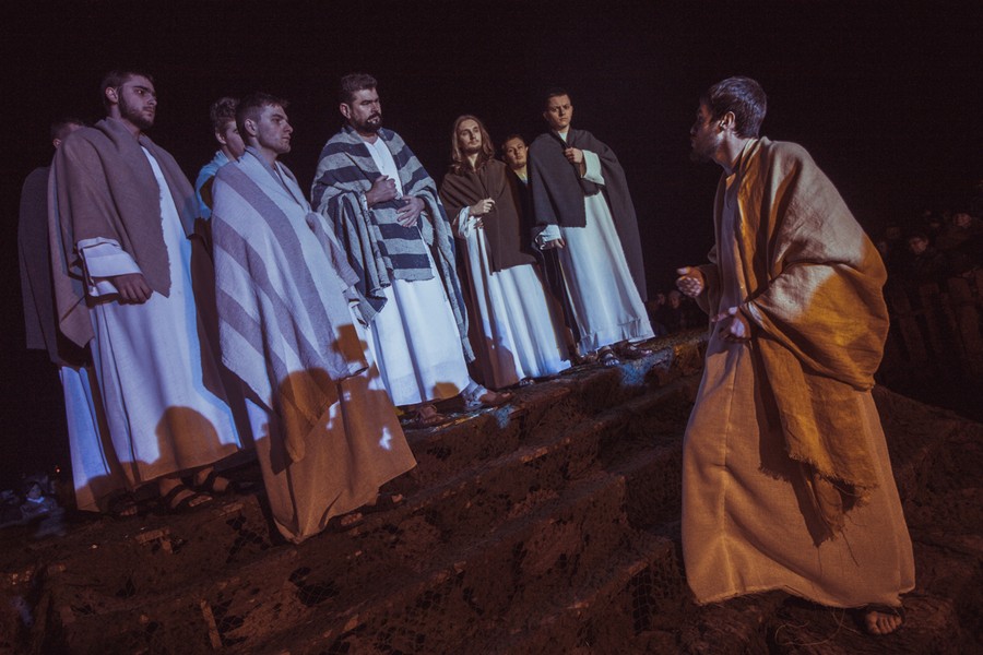 Misterium Męki Pańskiej w Grębocinie, fot. Andrzej Goiński