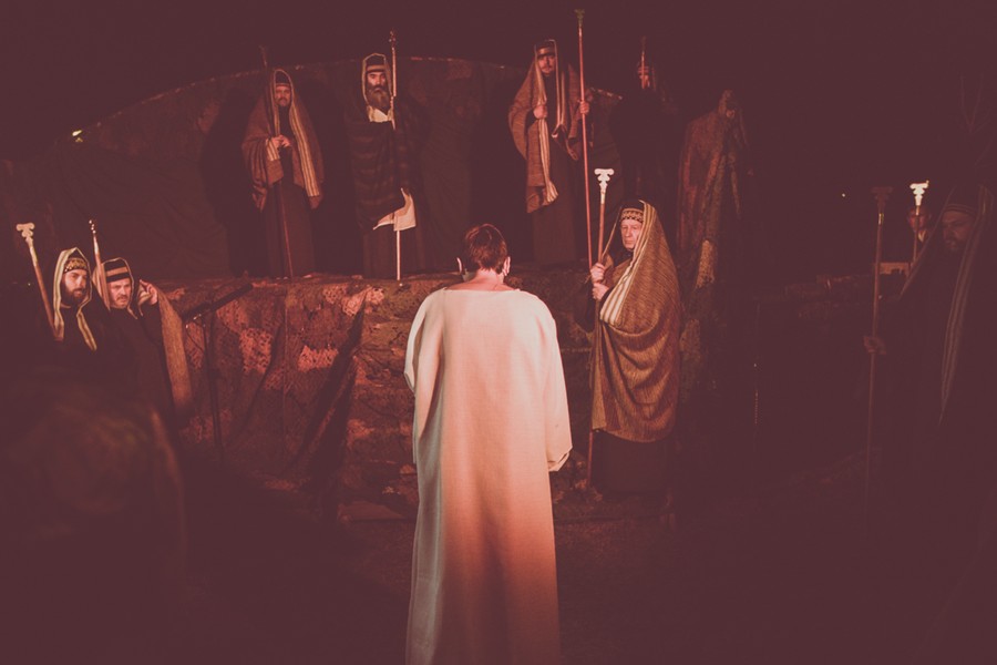 Misterium Męki Pańskiej w Grębocinie, fot. Andrzej Goiński