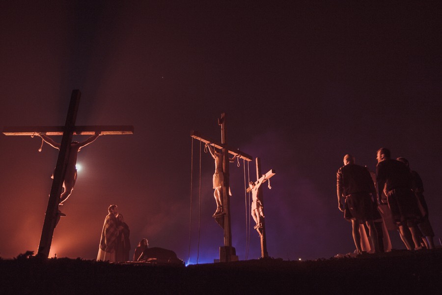 Misterium Męki Pańskiej w Grębocinie, fot. Andrzej Goiński