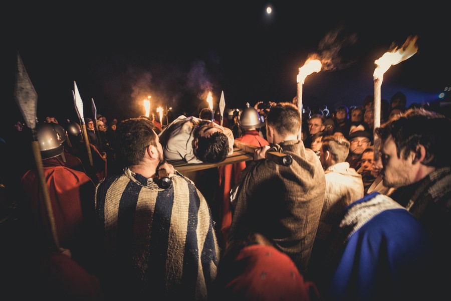 Misterium Męki Pańskiej w Grębocinie, fot. Andrzej Goiński