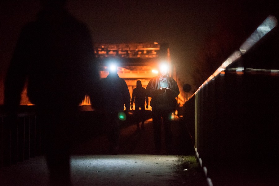 Ekstremalna Droga Krzyżowa św. Jana Pawła II na trasie Bydgoszcz-Toruń, fot. Tymon Markowski
