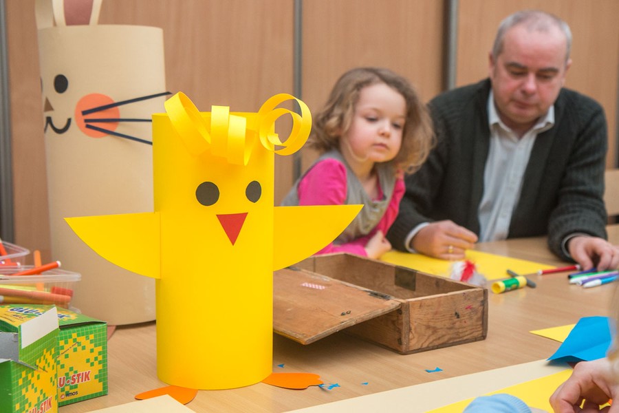 Wykuruj się - warsztaty wielkanocne w Galerii i Ośrodku Twórczości Plastycznej Dziecka, fot. Szymon Zdziebło tarantoga.pl
