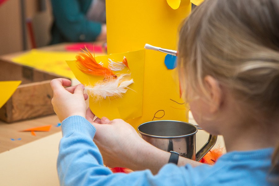 Wykuruj się - warsztaty wielkanocne w Galerii i Ośrodku Twórczości Plastycznej Dziecka, fot. Szymon Zdziebło tarantoga.pl