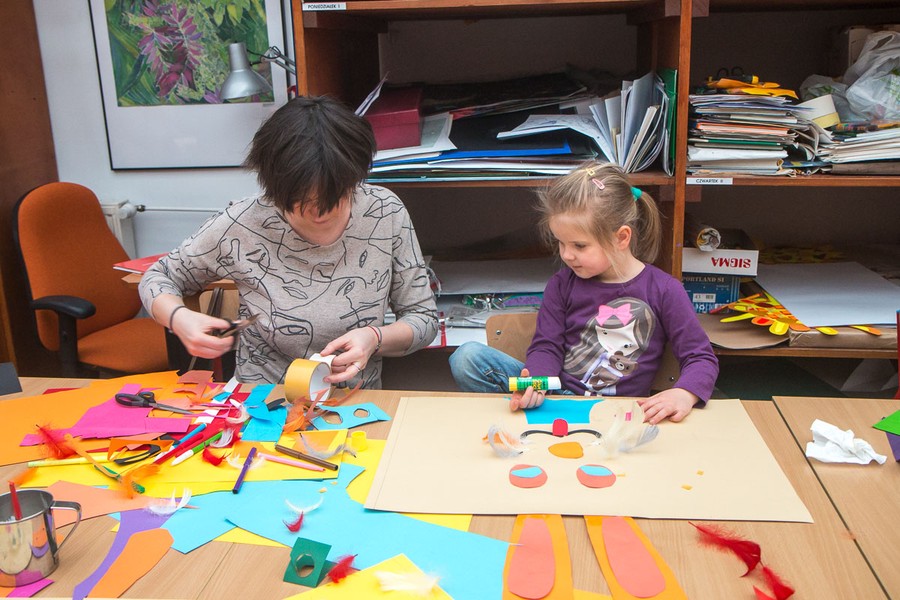 Wykuruj się - warsztaty wielkanocne w Galerii i Ośrodku Twórczości Plastycznej Dziecka, fot. Szymon Zdziebło tarantoga.pl