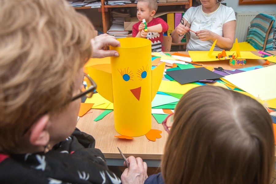 Wykuruj się - warsztaty wielkanocne w Galerii i Ośrodku Twórczości Plastycznej Dziecka, fot. Szymon Zdziebło tarantoga.pl