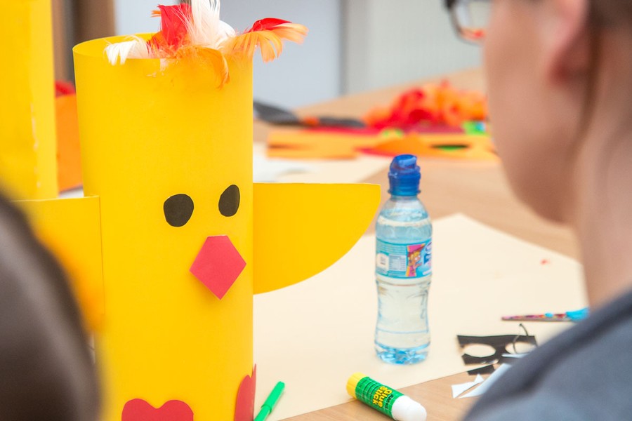 Wykuruj się - warsztaty wielkanocne w Galerii i Ośrodku Twórczości Plastycznej Dziecka, fot. Szymon Zdziebło tarantoga.pl