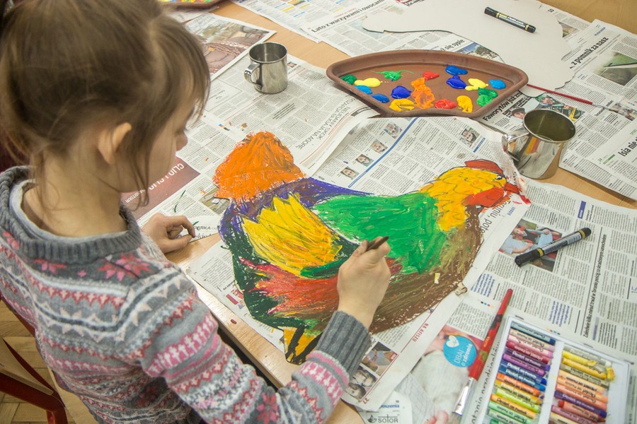 Wykuruj się - warsztaty wielkanocne w Galerii i Ośrodku Twórczości Plastycznej Dziecka, fot. Szymon Zdziebło tarantoga.pl