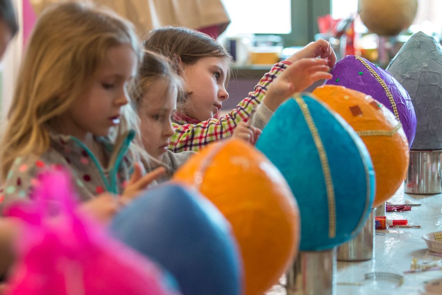 Wykuruj się - warsztaty wielkanocne w Galerii i Ośrodku Twórczości Plastycznej Dziecka, fot. Szymon Zdziebło tarantoga.pl