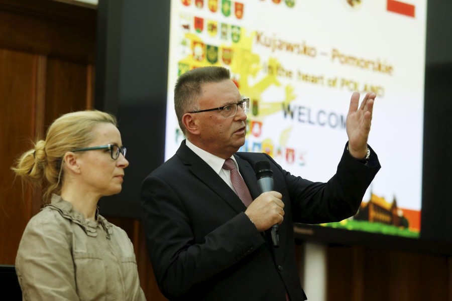 Wizyta w Urzędzie Marszałkowskim, fot. Mikołaj Kuras