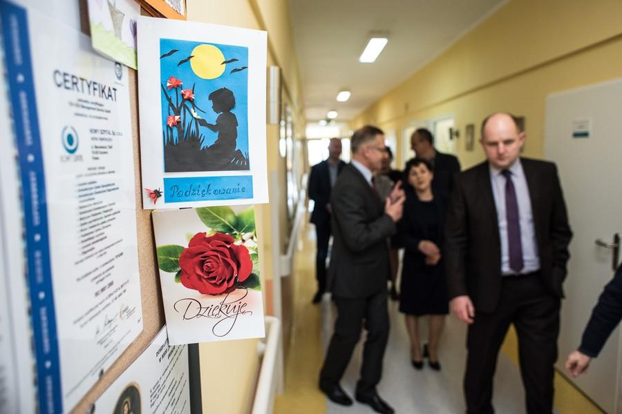 Wizyta marszałka Piotra Całbeckiego w Nowym Szpitalu w Świeciu, Fot. Tymon Markowski