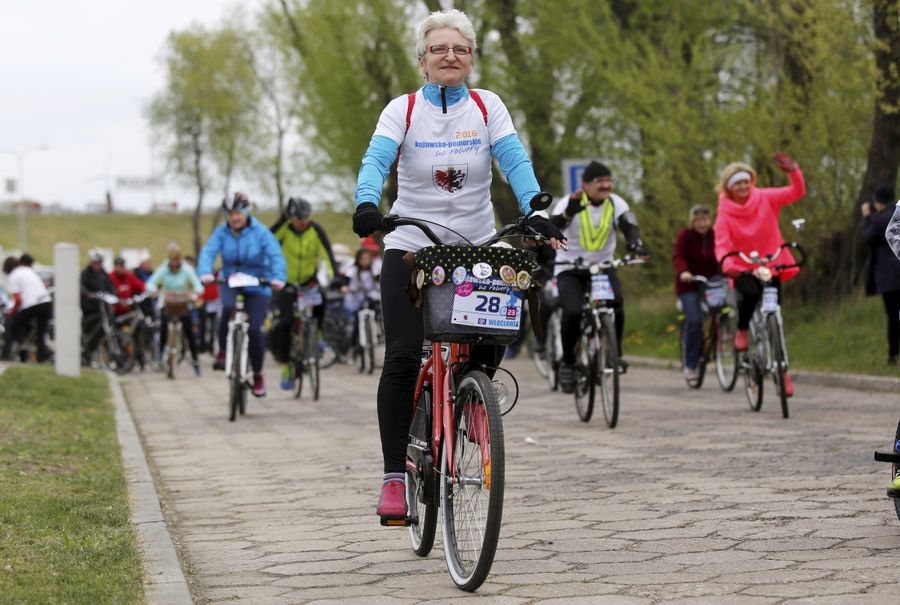 Inauguracja sezonu turystycznego 2016 – rajd rowerowy we Włocławku, fot. Mikołaj Kuras