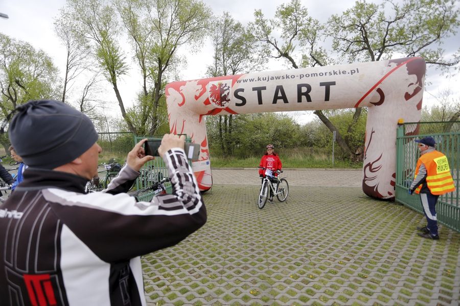 Inauguracja sezonu turystycznego 2016 – rajd rowerowy we Włocławku, fot. Mikołaj Kuras