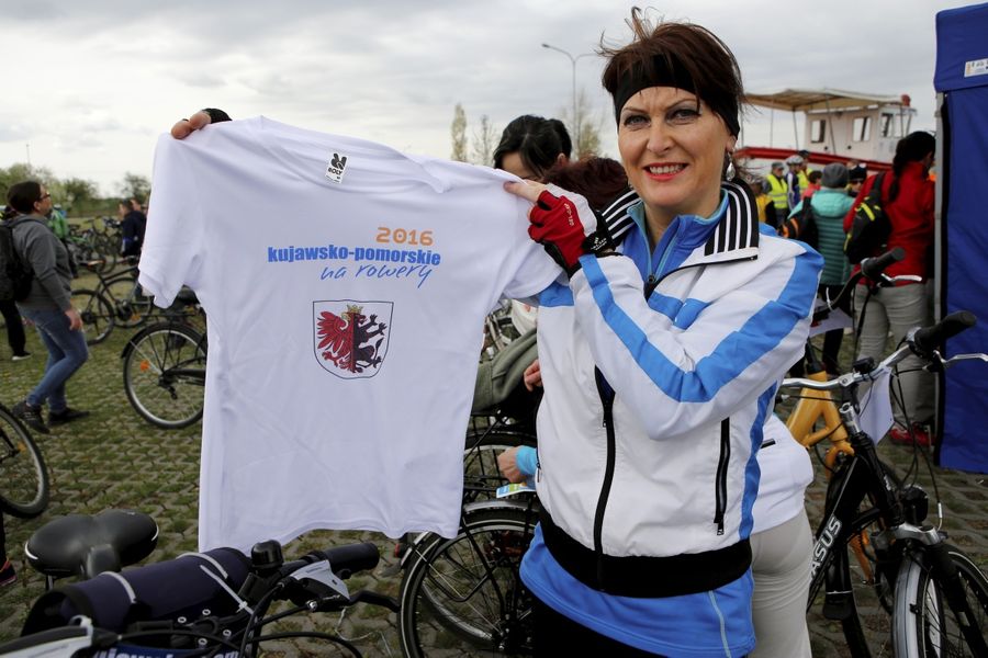 Inauguracja sezonu turystycznego 2016 – rajd rowerowy we Włocławku, fot. Mikołaj Kuras