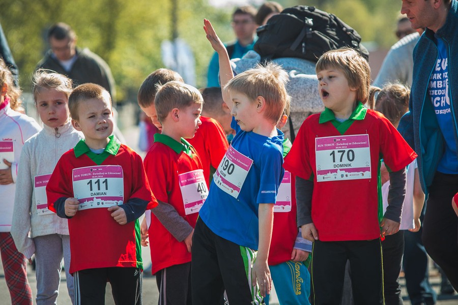 Run Toruń, Biegi dla dzieci, fot. Szymon Zdziebło/tarantoga.pl