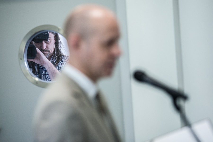 10.05.2016 Wojewódzkie obchody Dnia Bibliotekarza i Bibliotek 2016 w nowej siedzibie Miejskiej Biblioteki Publicznej w Świeciu. Dwanaścioro zasłużonych bibliotekarzy otrzymało doroczne nagrody zarządu województwa. Fot. Andrzej Goiński/UM WK-P