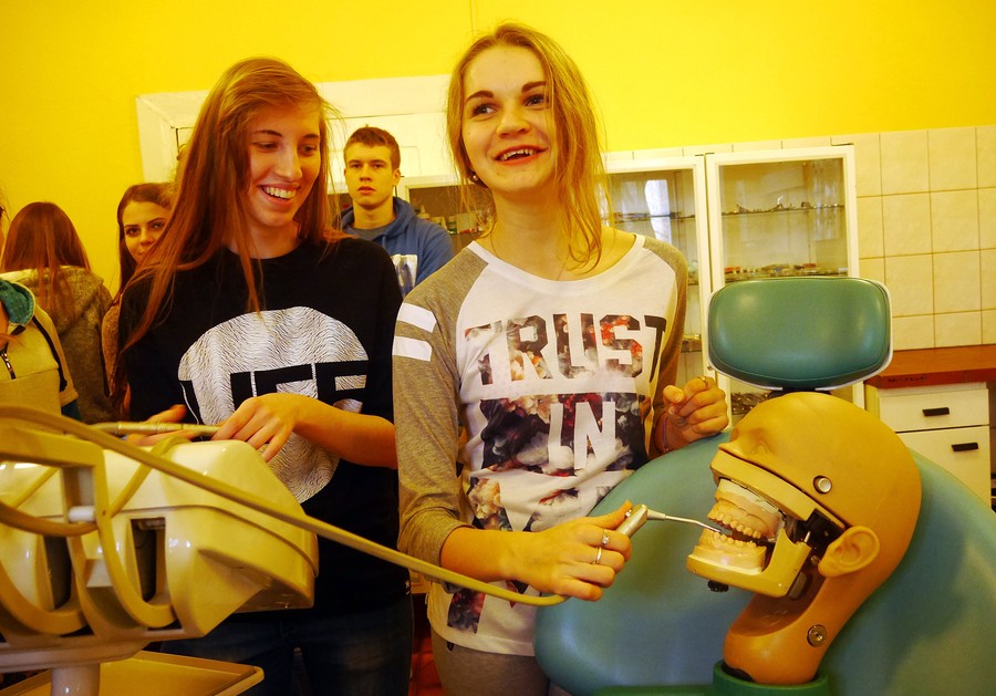 Zajęcia organizowane przez Medyczno-Społeczne Centrum Kształcenia Zawodowego i Ustawicznego w Toruniu, fot. archiwum szkoły