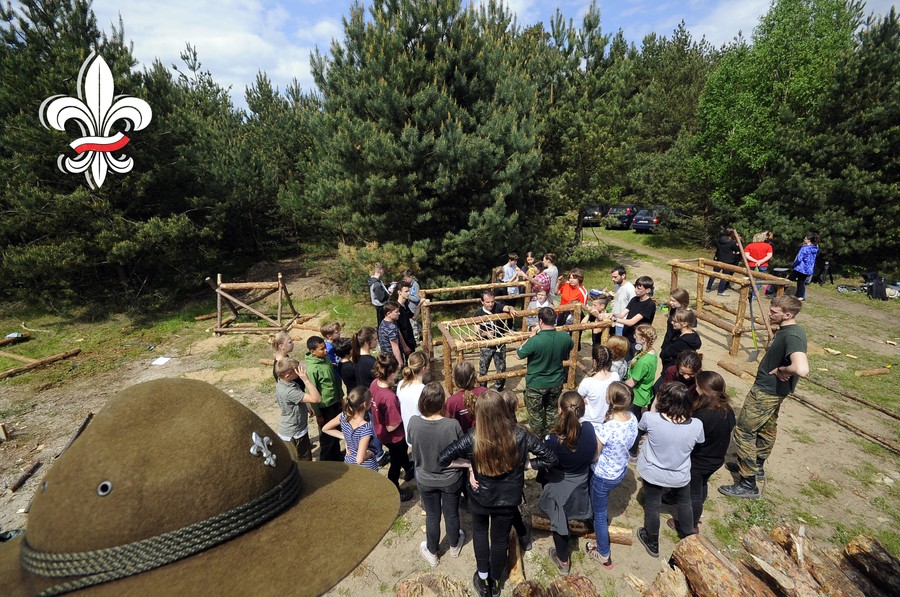 Ognisko ZHR w Leśniczówce Grodzyna, fot. ZHR