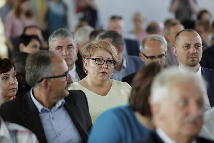 Uroczystość podpisywania umów o dofinansowanie inwestycji w ramach PROW, fot. Mikołaj Kuras.