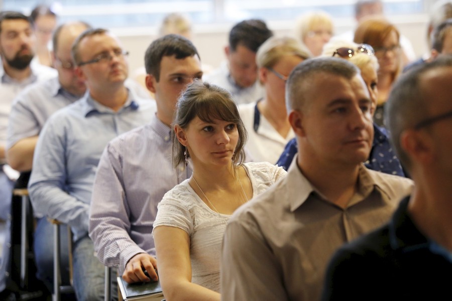 Spotkanie edukacyjne dla przedstawicieli samorządów zainteresowanych tematyką działań rewitalizacyjnych, fot. Mikołaj Kuras