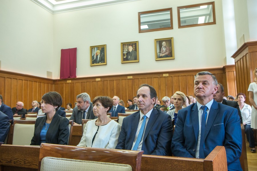 Uroczysta sesja sejmiku województwa, fot. Szymon Zdziebło/Tarantoga.pl