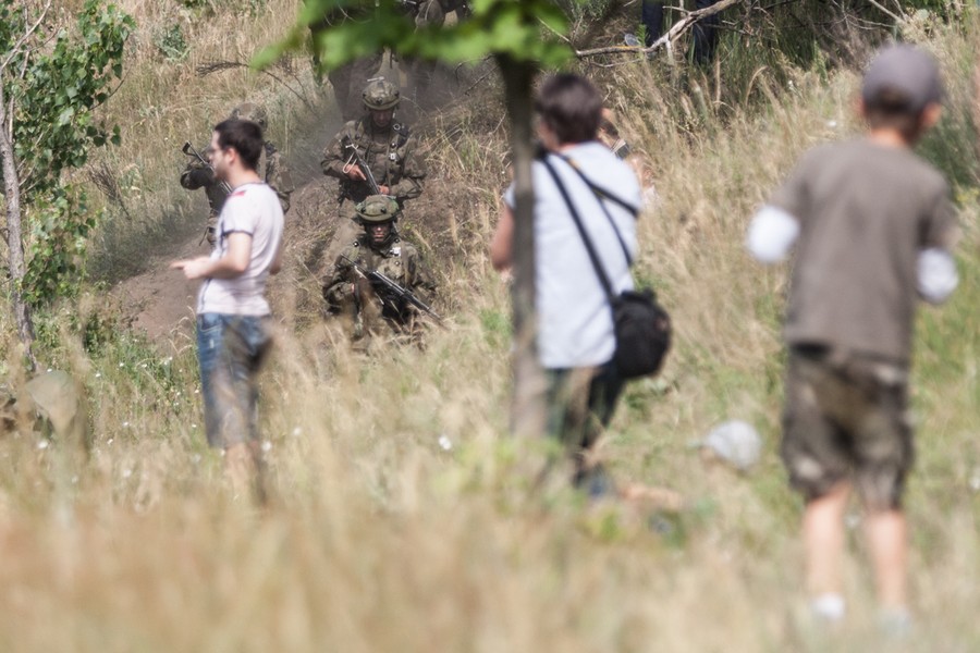 Zajęcie mostu drogowego gen. Elżbiety Zawackiej w Toruniu w ramach szkolenia Anakonda-16, fot. Andrzej Goiński/UM WK-P