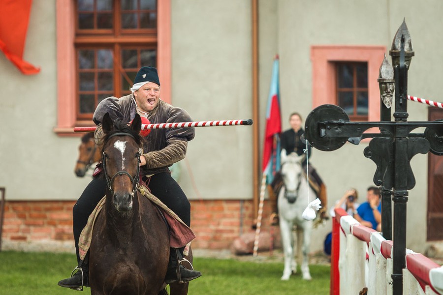 Turniej rycerski w Golubiu-Dobrzyniu, fot. Szymon Zdziebło/tarantoga.pl